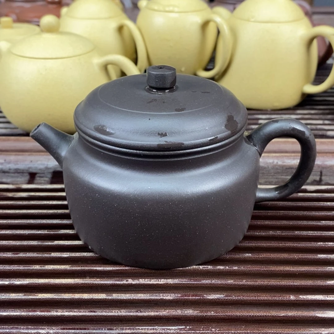 紫砂茶壶宜兴紫砂壶原矿德钟石黄230c