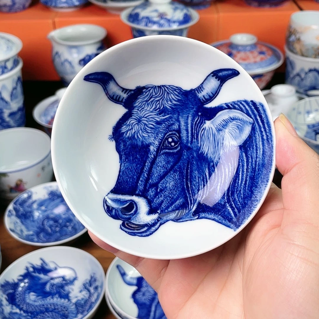 【闪购商品】杯最**酒全手工手绘景德镇