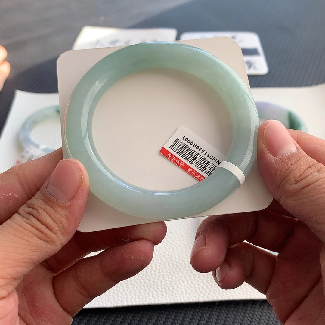 翡翠手镯未镶嵌23号 55