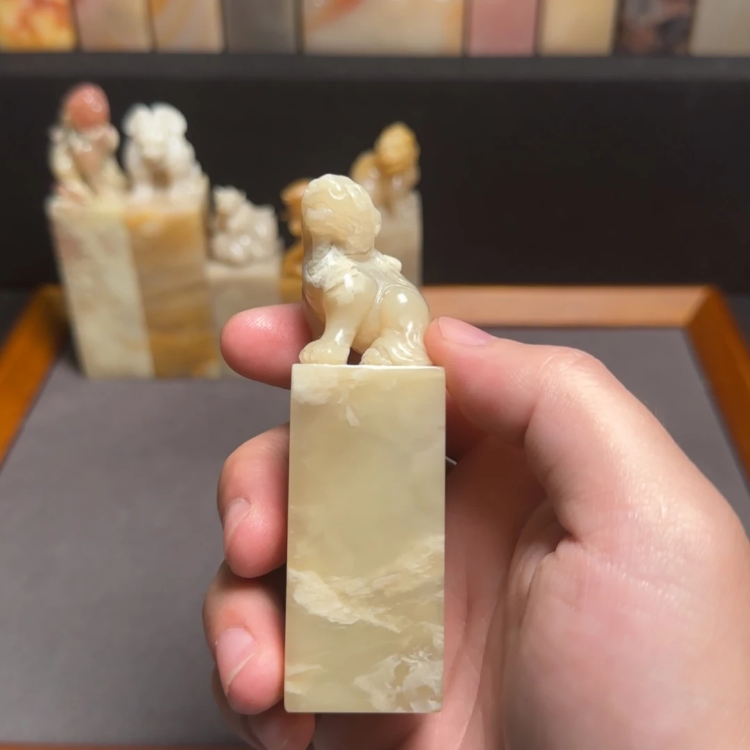 巴林石印石水云冻2.6×9.2