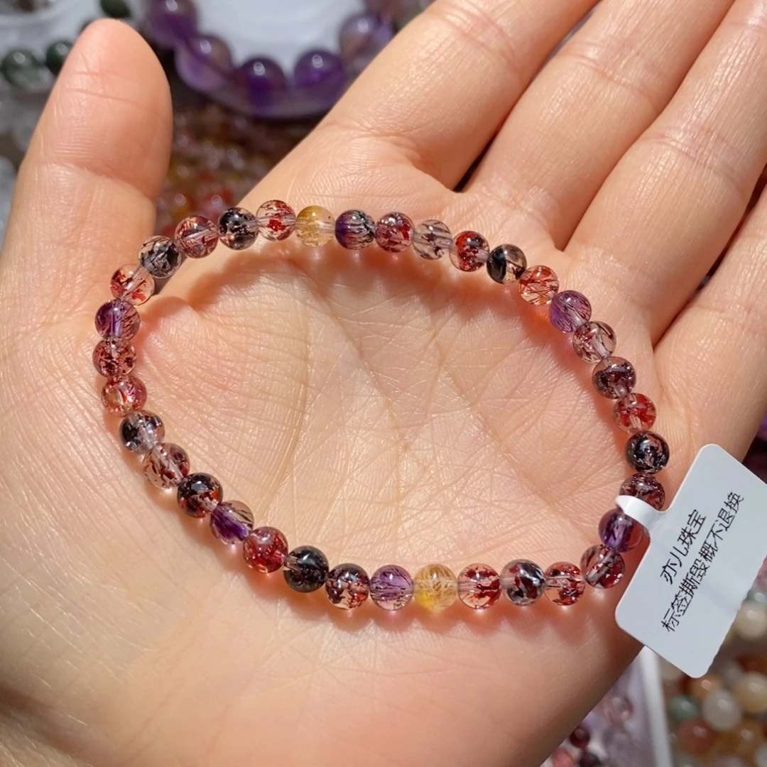 水晶手链未镶嵌彩枚毒液超七5.2