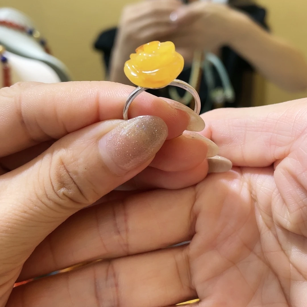 【闪购商品】手链琥珀银S925镶嵌