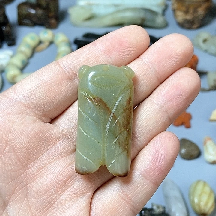 和田玉未镶嵌颈饰80