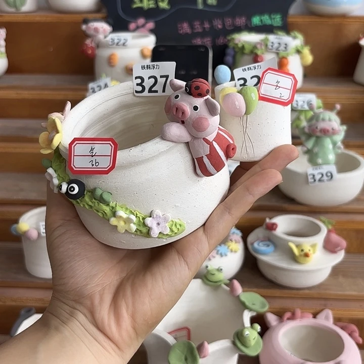 气***人可爱卡通手工制作
