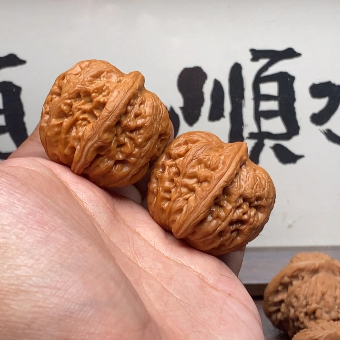 文玩核桃吊坠全品平谷元宝无药37