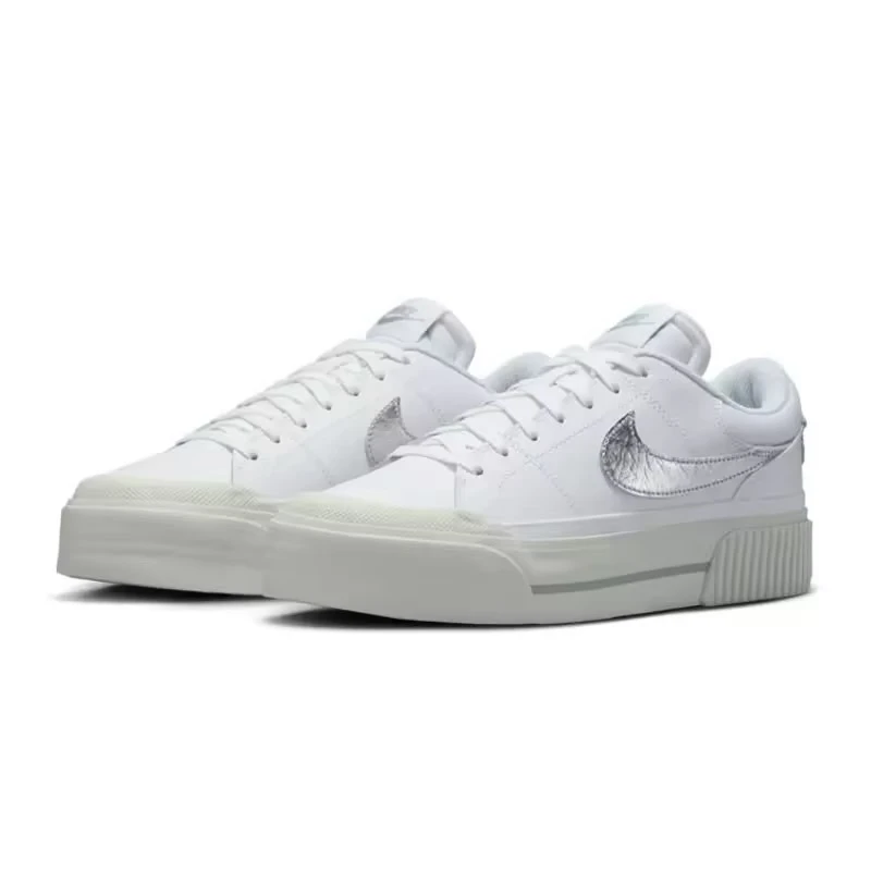 【滔搏联动】耐克（NIKE）女子休闲COURT LEGACY流光风板鞋HQ2307-100