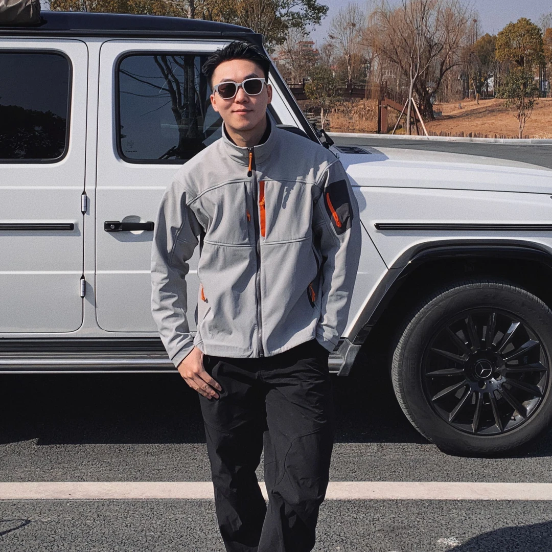 【GGG】老Gama 早春男士多袋户外防风防泼水立领软壳冲锋衣夹克外套