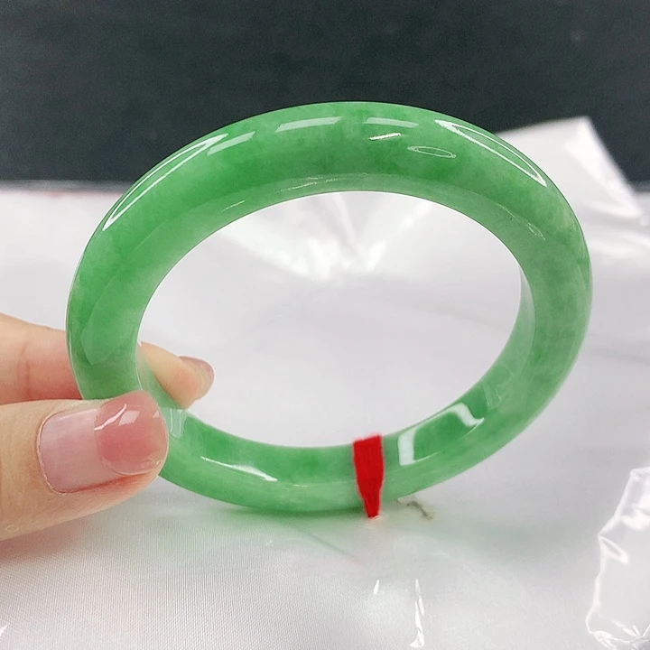 翡翠未镶嵌手镯圈54.6，50111