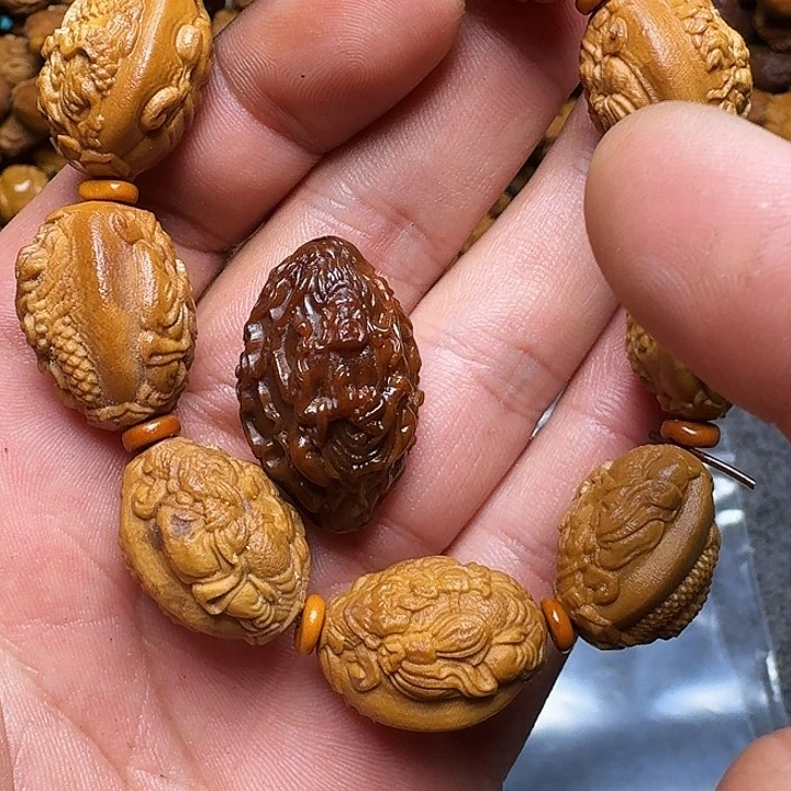 橄榄核手串我是真的