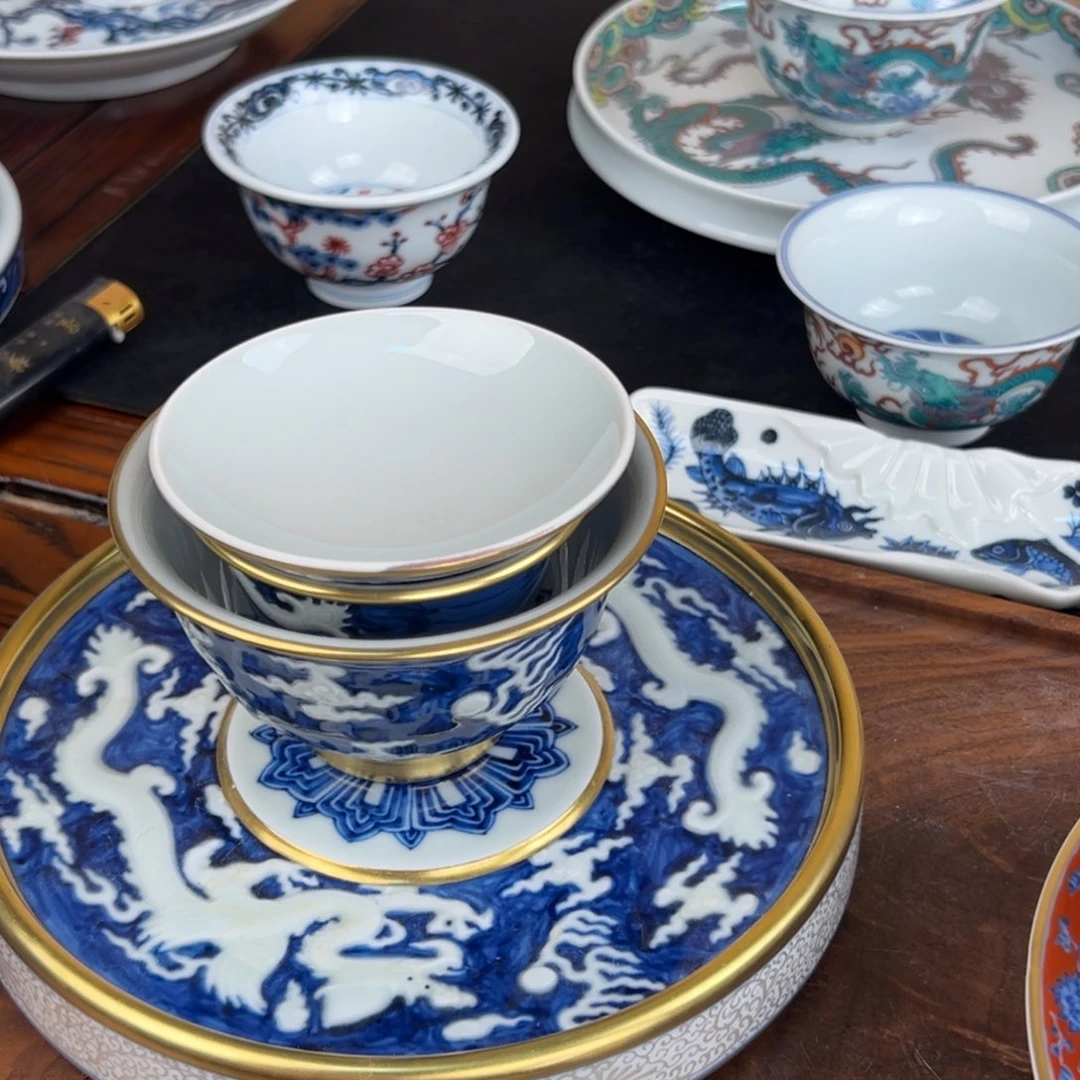 花***下景德镇纯手工陶瓷瑕