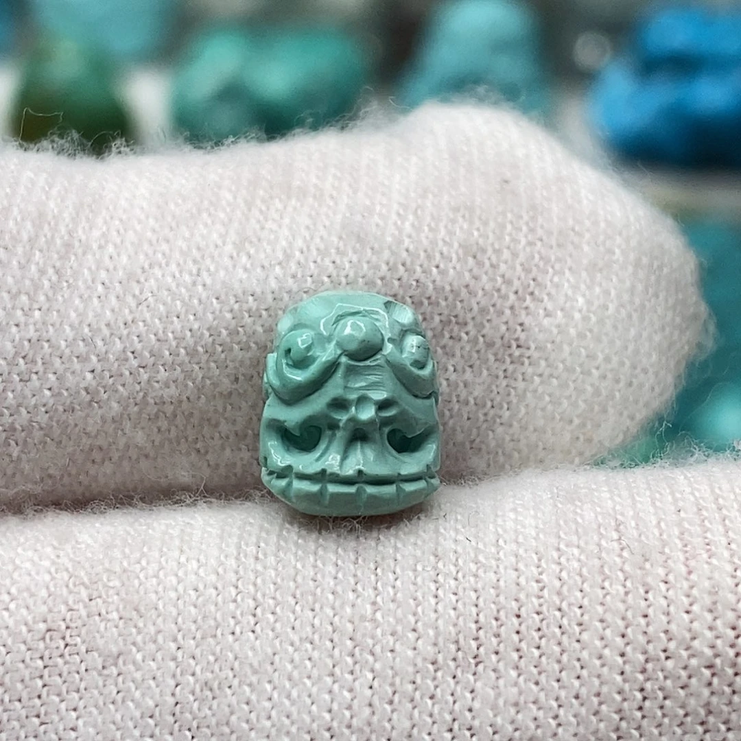 绿松石未镶嵌天然原矿 地大质检