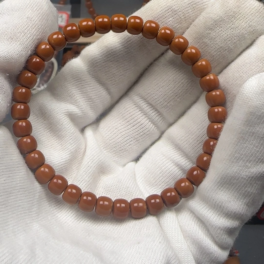 手串橄榄核老挝单圈极限弧6.1mm