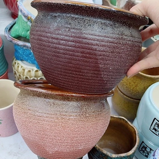 多肉绿植陶瓷花盆9.9包邮