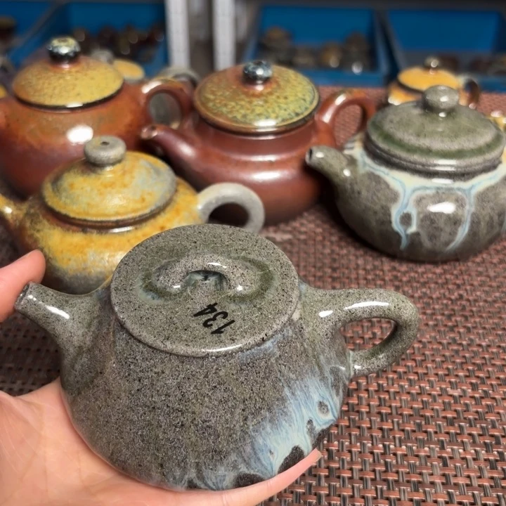 茶杯紫砂玉化石瓢210