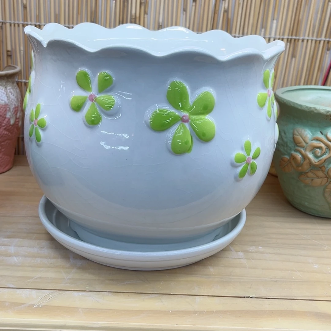 【闪购商品】陶瓷花盆