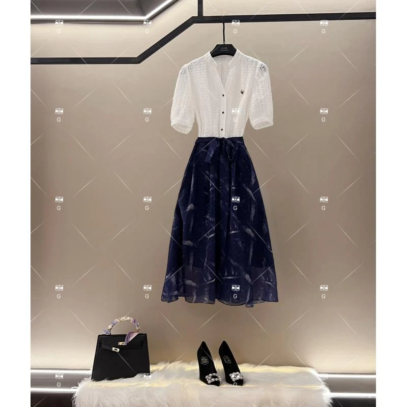【露露】春夏优雅百搭时尚中国风女装连衣裙 GS-57013