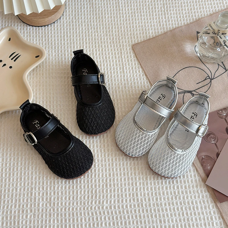 女童凉鞋2025春夏新款时尚韩版小香风镂空公主鞋宝宝洋气防滑单鞋