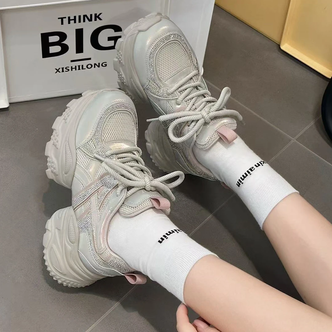 588-03真皮老爹鞋时尚老爹鞋秀气网红女鞋韩版软底春季ins