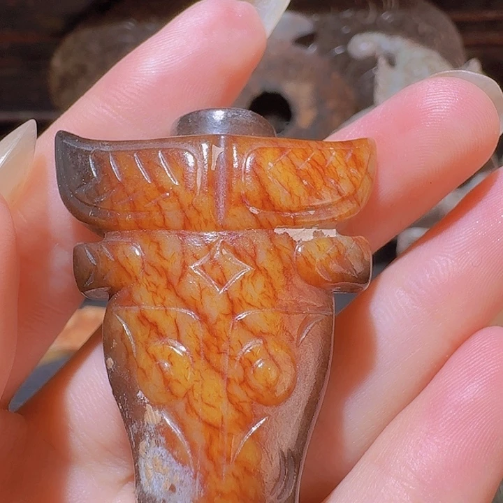 二***鵬和田玉未镶嵌挂件