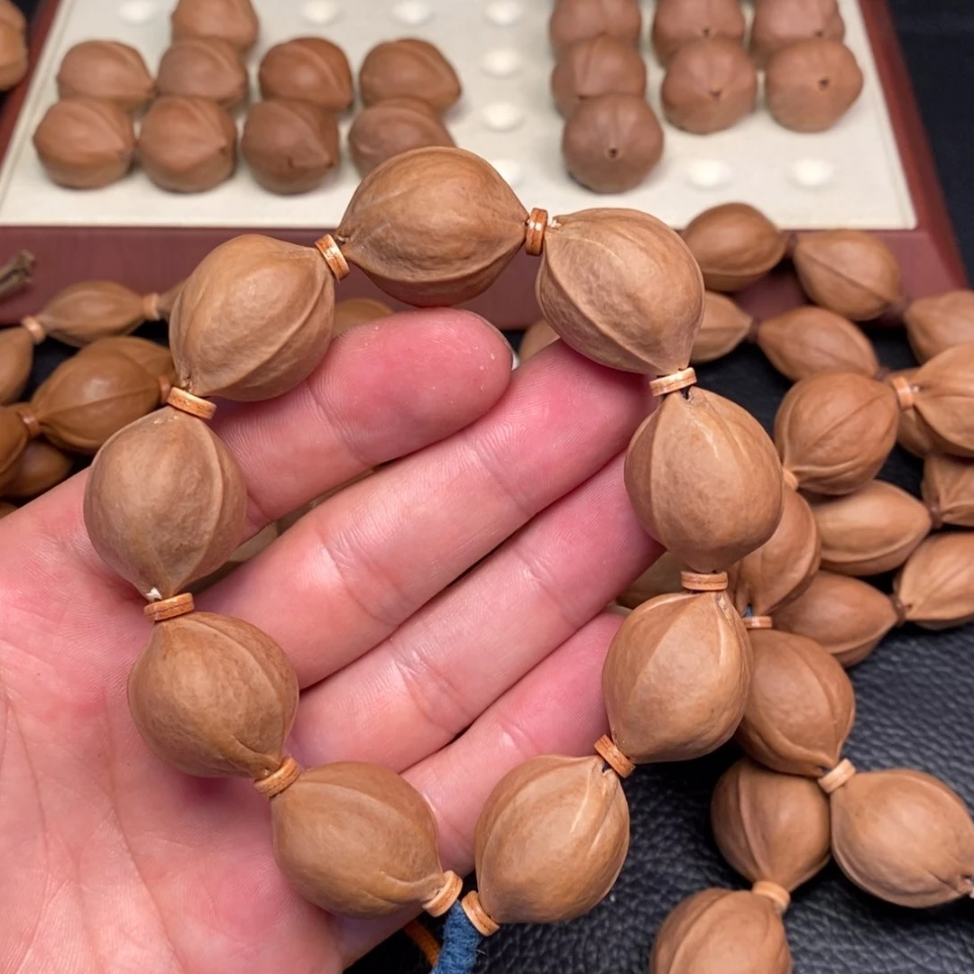 橄榄核手串/手链2.1×2.6梅林铁核鲨鱼背