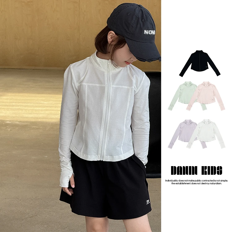 【嗒囜】凉感防晒小铠甲☆速干莫代尔~女童夏装新款儿童防晒衣服外套