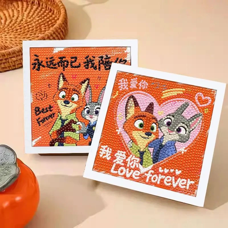 朱迪尼克diy手工粘贴装饰画礼物贴画情侣钻石画