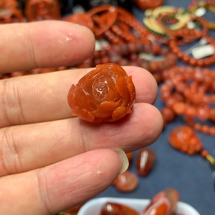 吊坠(不含链)未镶嵌南红玛瑙