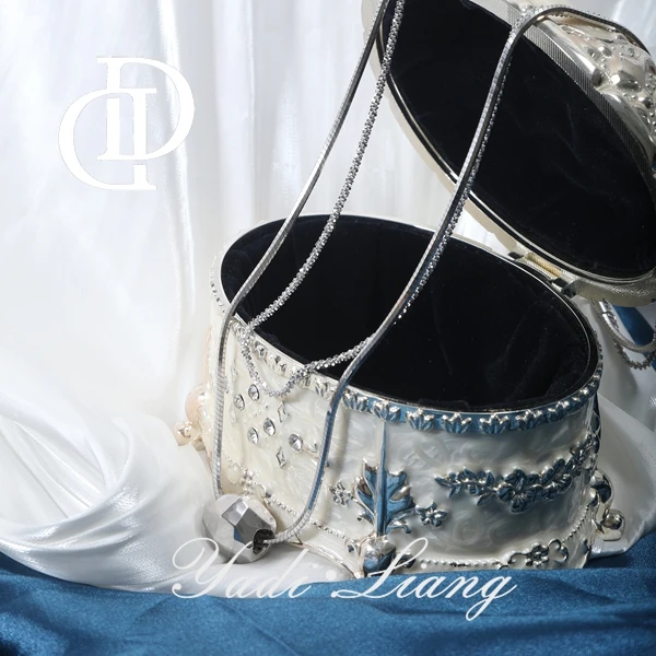 坠链均925银 梁雅帝新品【人鱼车花橄榄路路通】设计款气质纯银项链