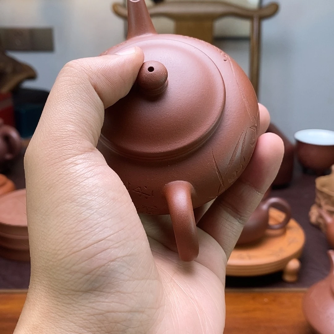 黔***军紫砂茶壶宜兴紫砂壶名家作品