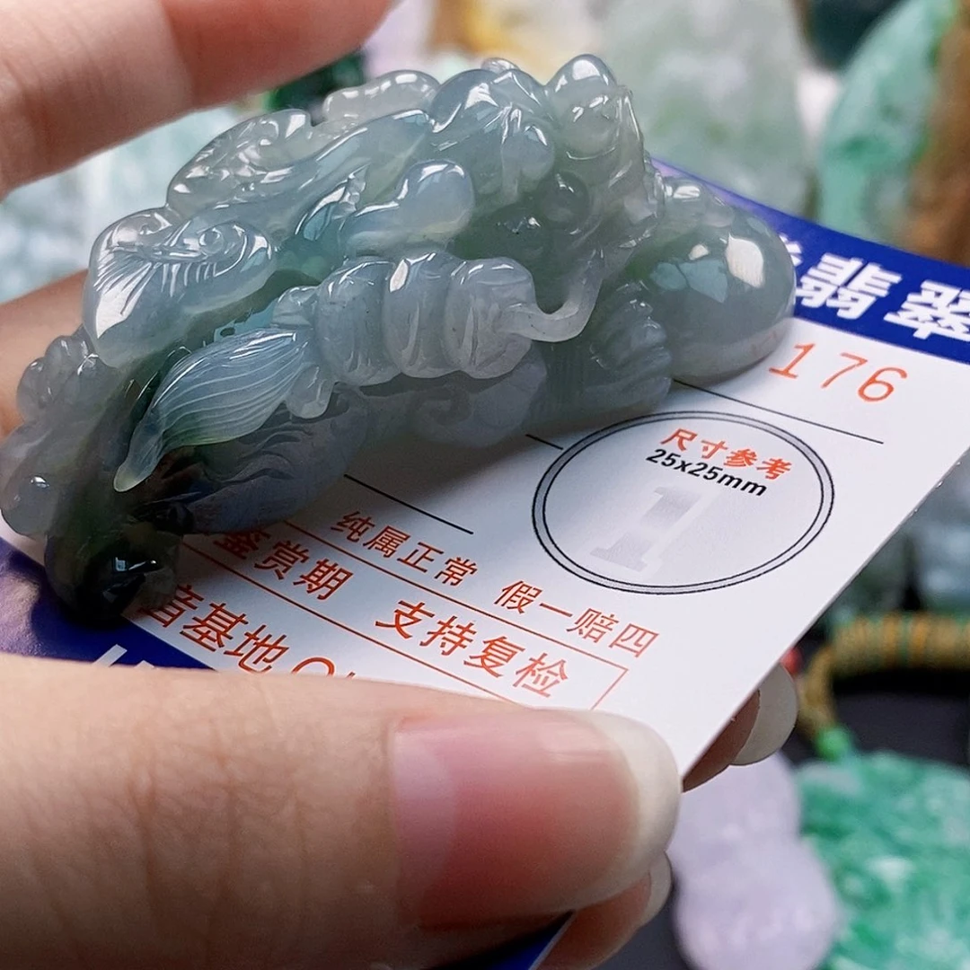吊坠(不含链)未镶嵌翡翠都*堰