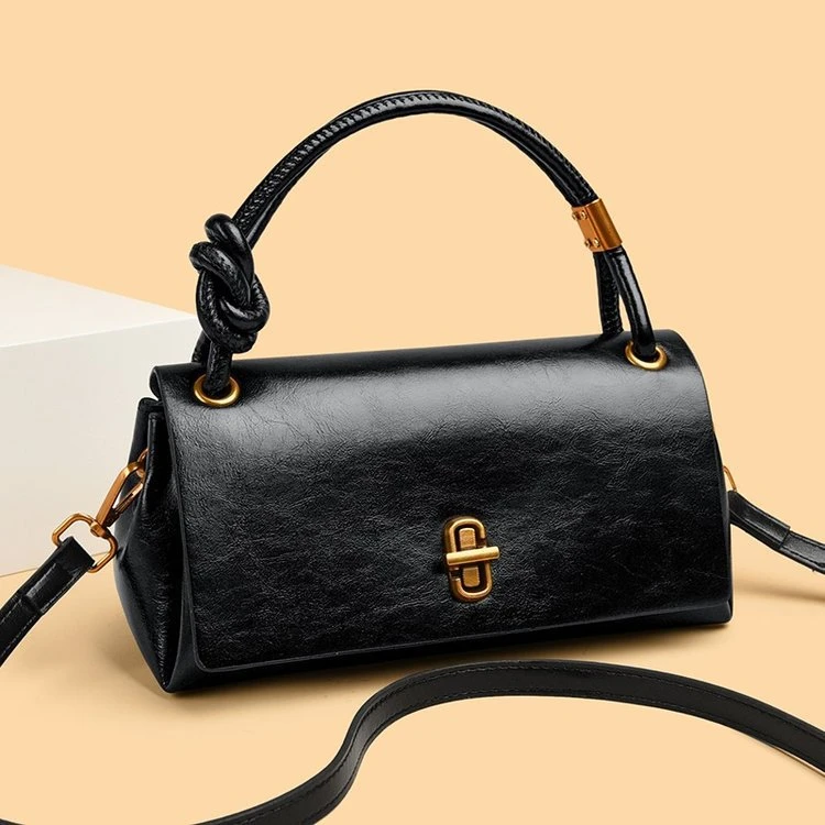 真皮质感包包女款爆款2025新款单肩斜跨包百搭休闲通勤外出手提包