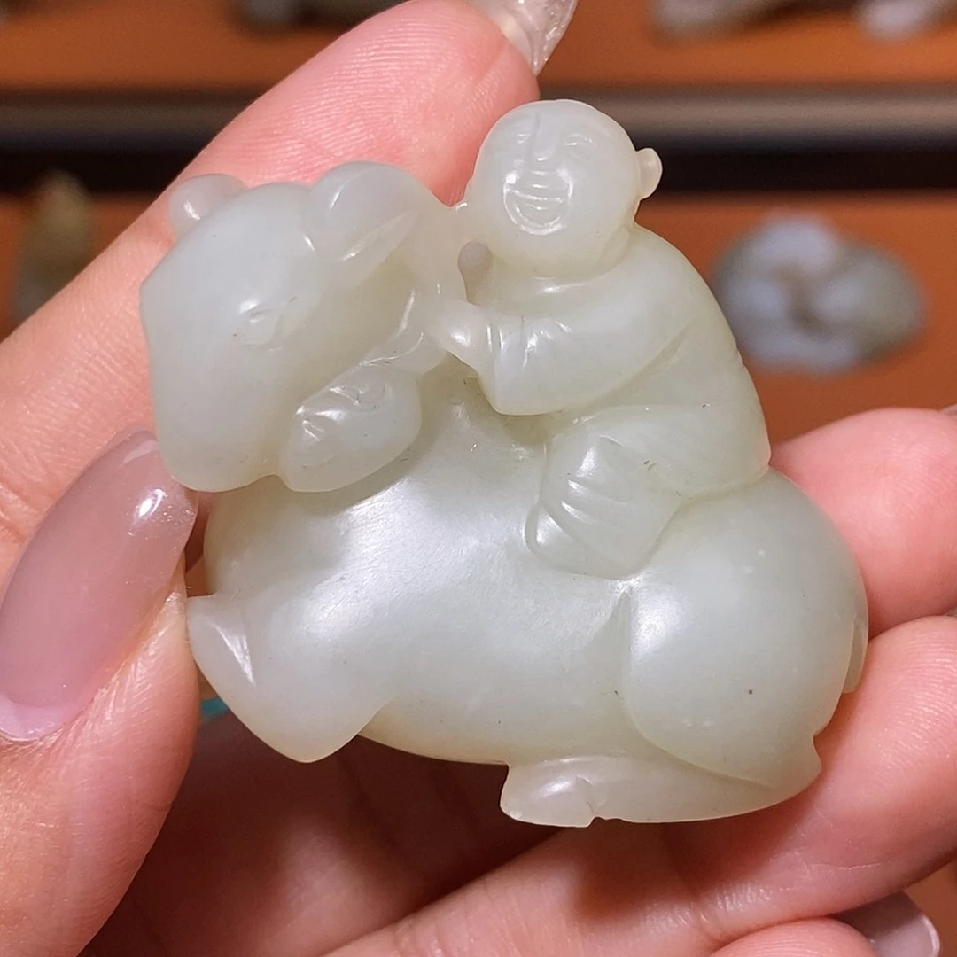 和田玉挂件未镶嵌宅**国