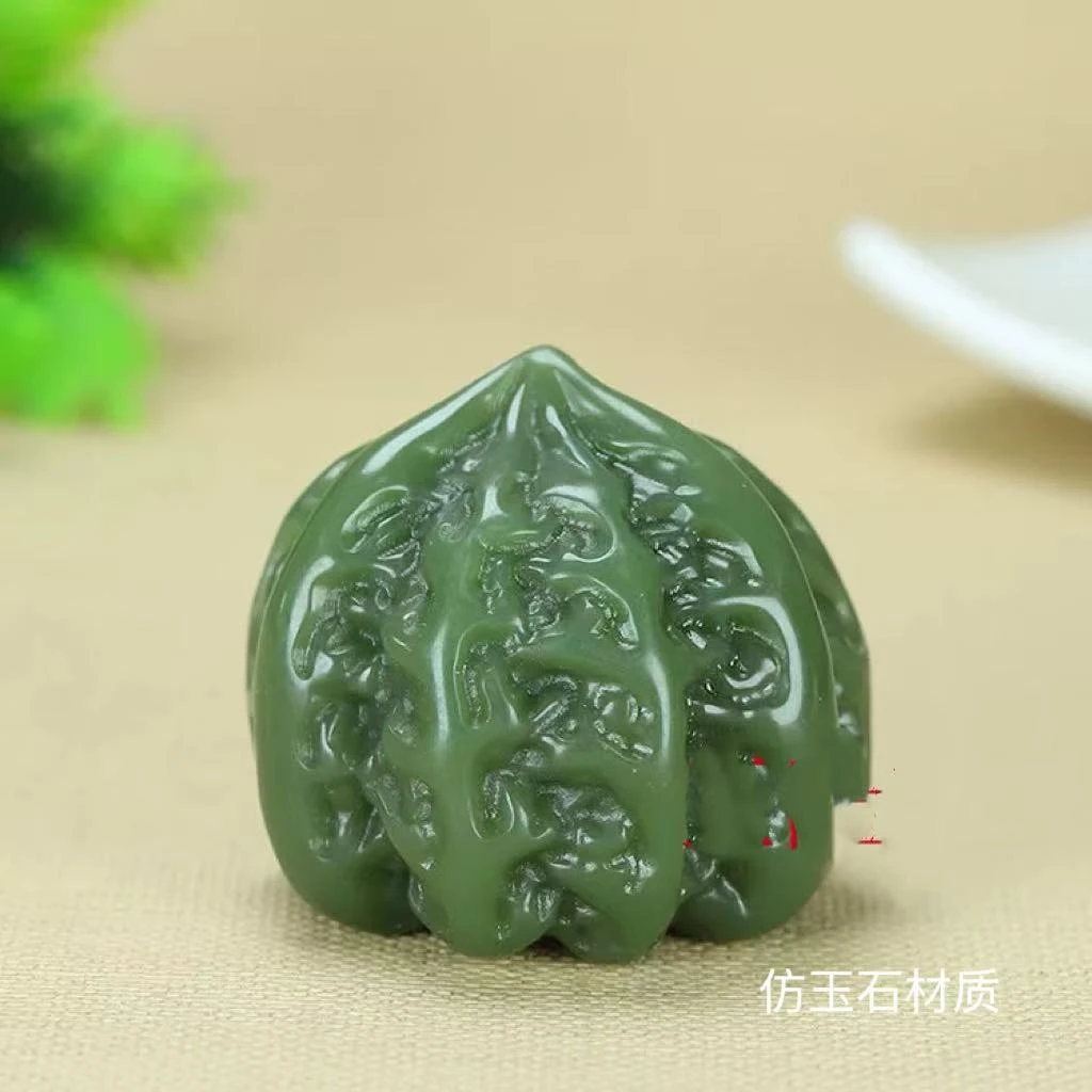 满雕工大权在握核桃手把件-发一个