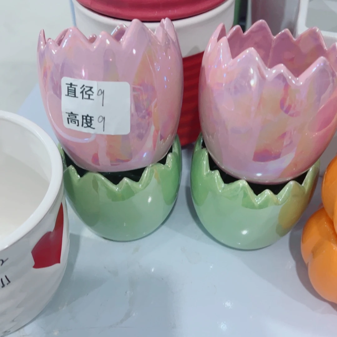 有孔，陶瓷花盆满10米包邮发货