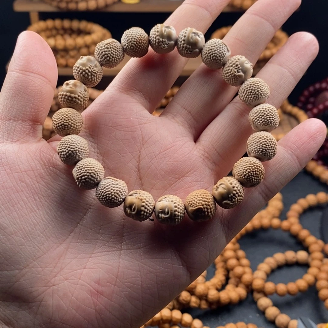 天***真猴头核桃吊坠二等宝宝佛