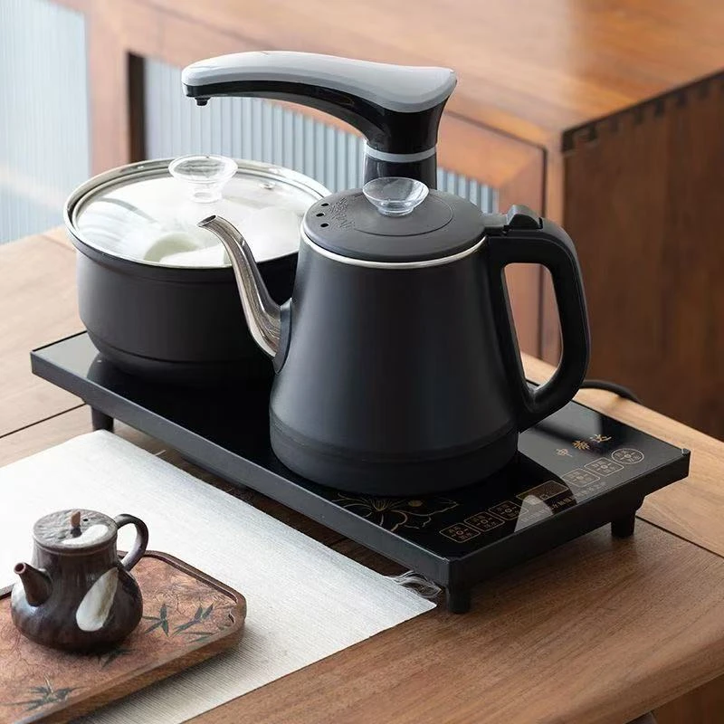 全自动上水电热烧水壶嵌入式自吸水烧水壶茶吧机台式桌面茶具全套
