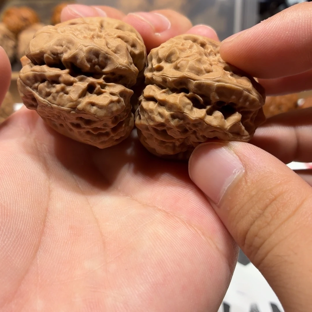 马***猴文玩核桃把件蛤蟆头A45