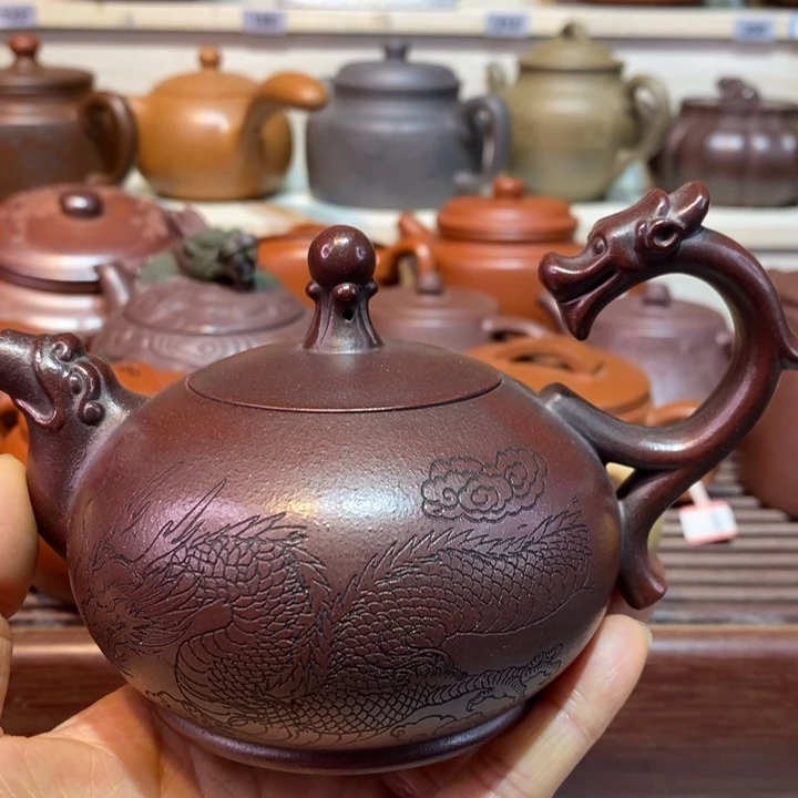 茶壶紫砂微瑕处理一把