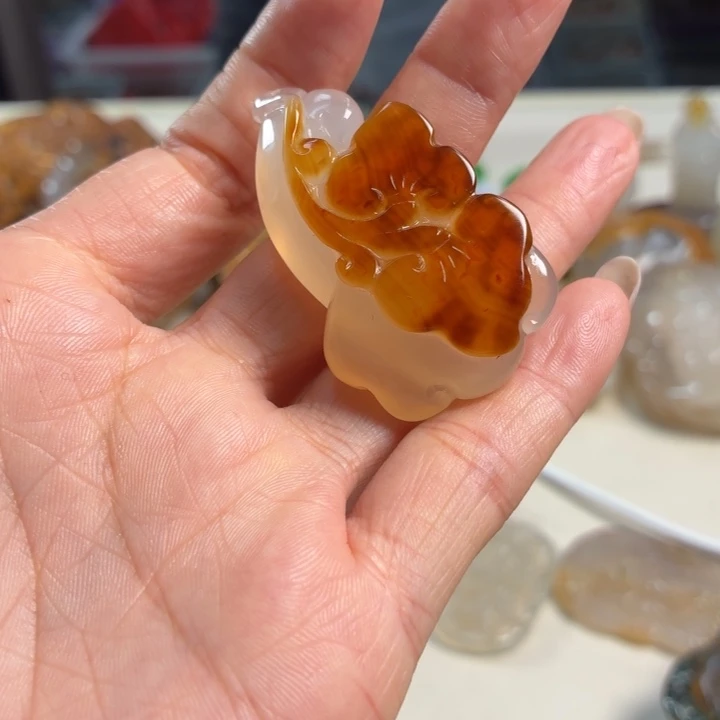 未镶嵌吊坠(不含链)玛瑙/玉髓