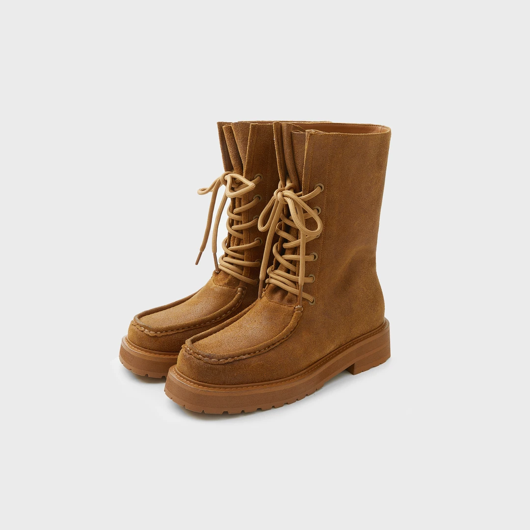 IMMI 项小七 设计师品牌25冬季新品女式厚底短筒靴