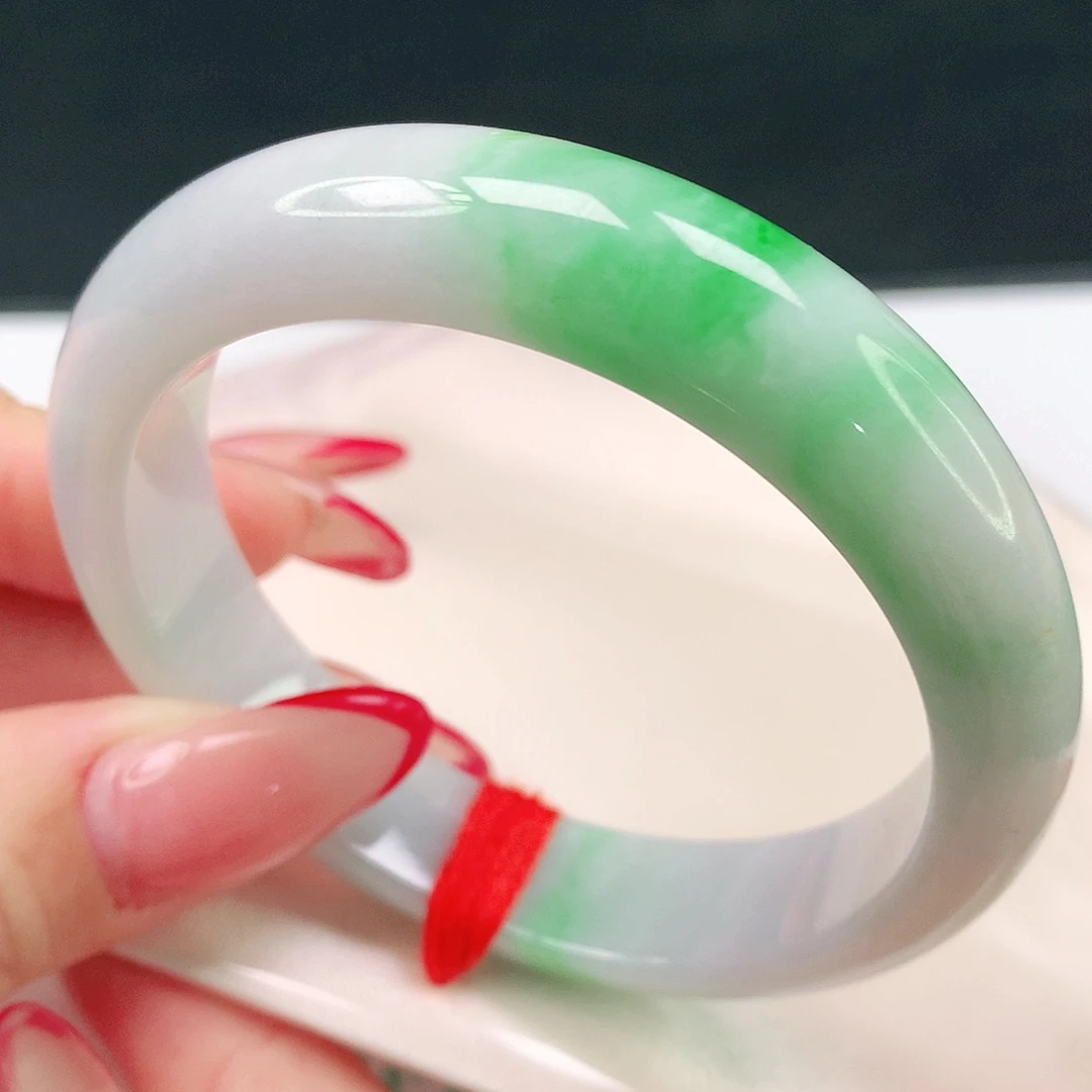 翡翠未镶嵌手镯天然翡翠7023