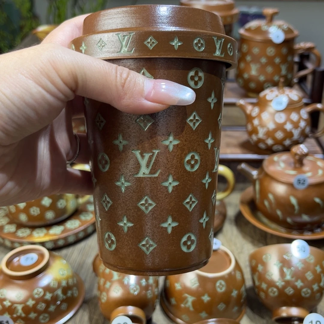 沙***子草木灰老花可乐杯