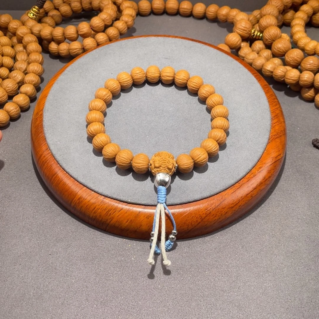 阿***a吊坠文玩核桃12同尺土豪手持银饰款