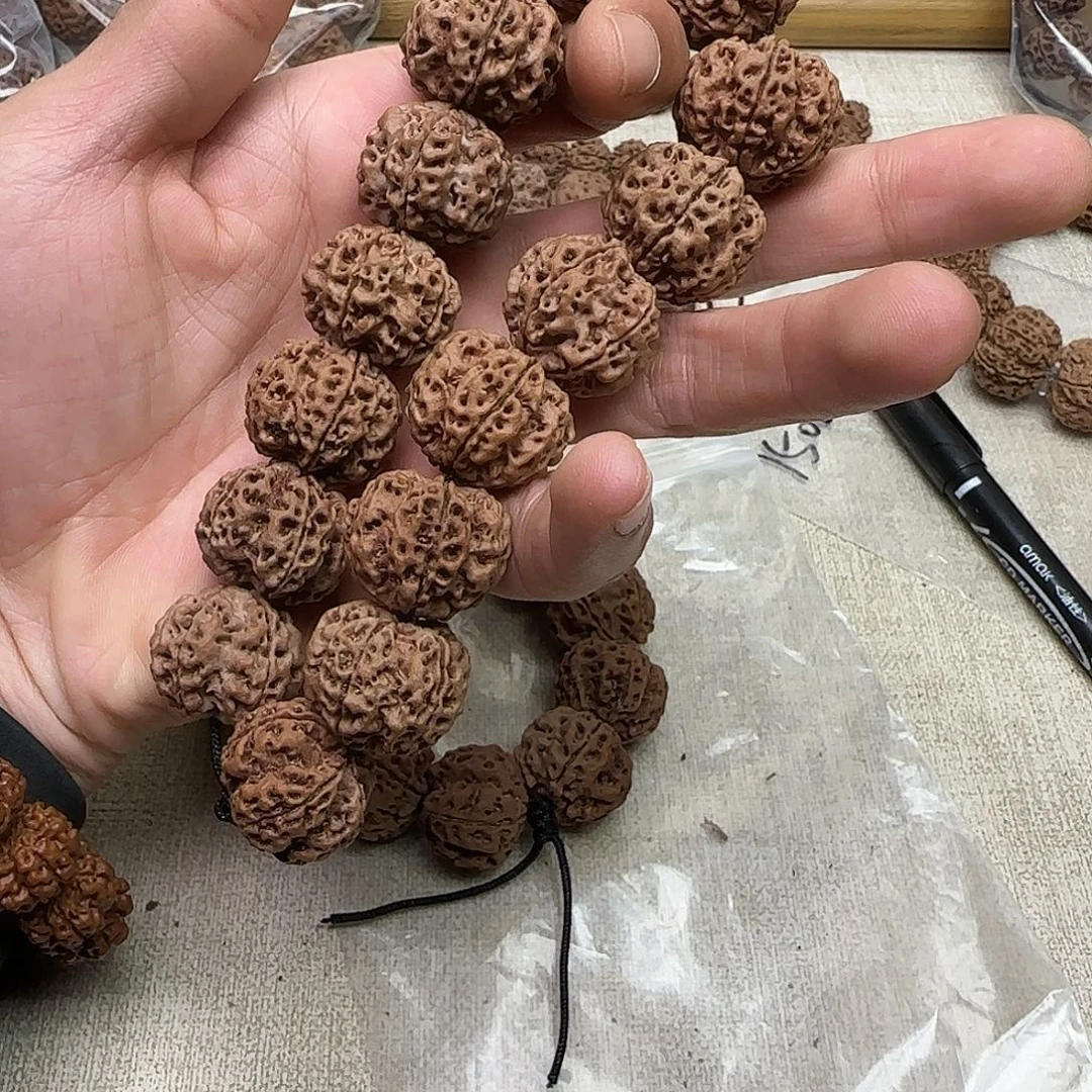 纯***哥金刚菩提手串1原生态安娜梅花