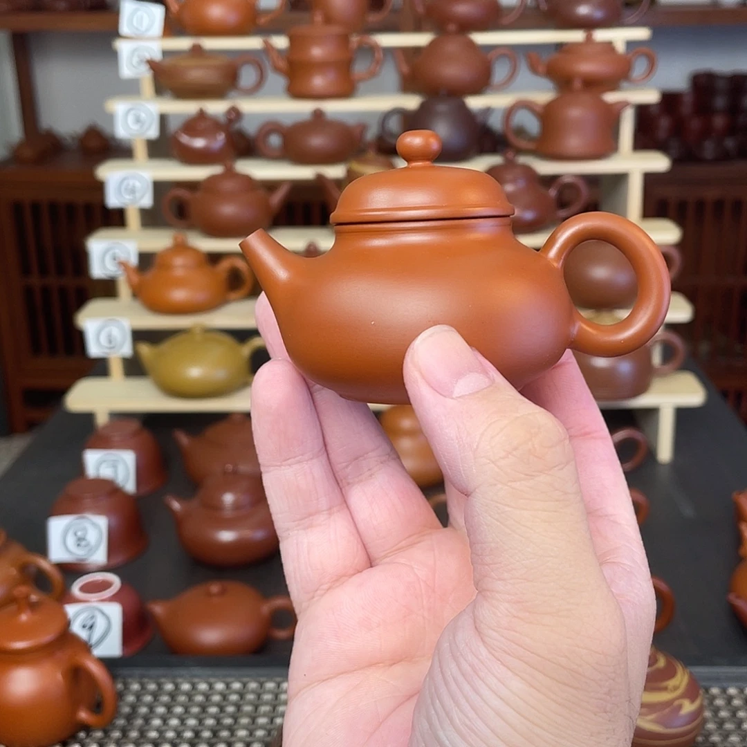 *****茶壶紫砂80cc鸡蛋黄容天