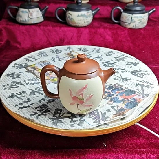 建水紫陶全品茶壶8号