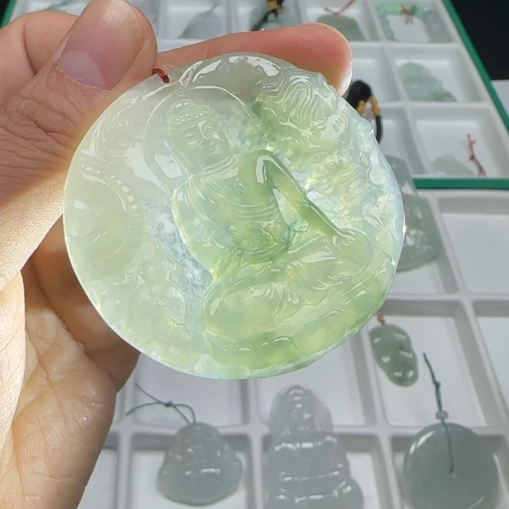 颈饰未镶嵌翡翠佛牌