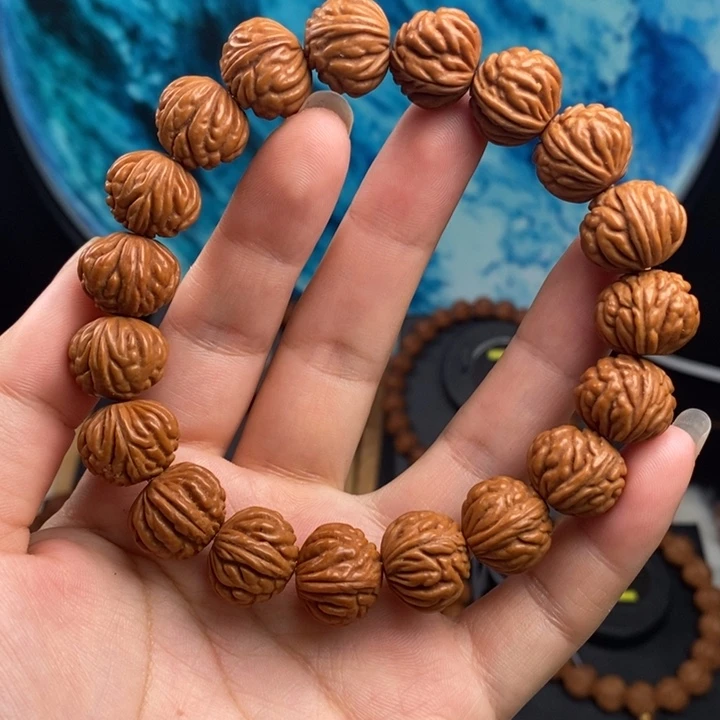 生***光吊坠文玩核桃15小金蝉