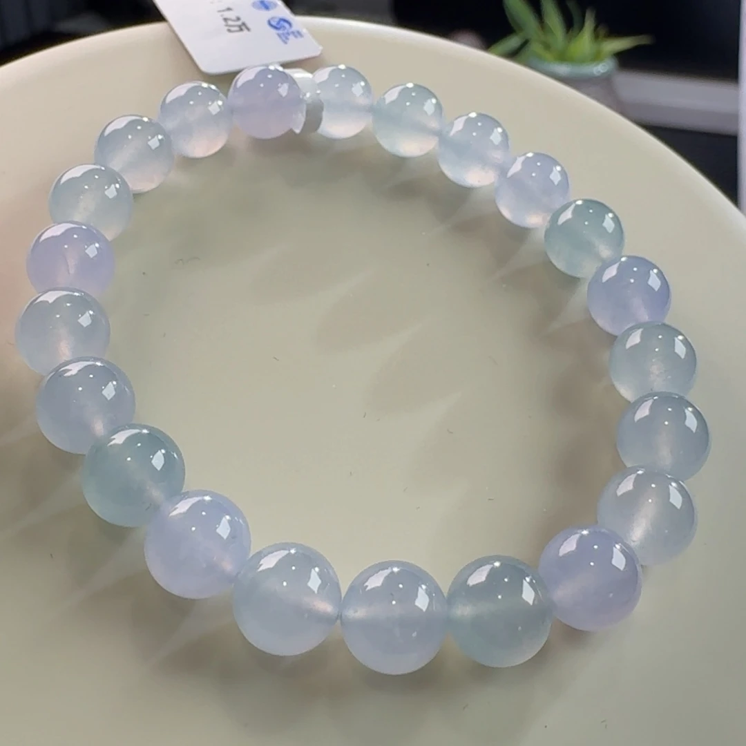 翡翠手链未镶嵌幻彩单圈卡8