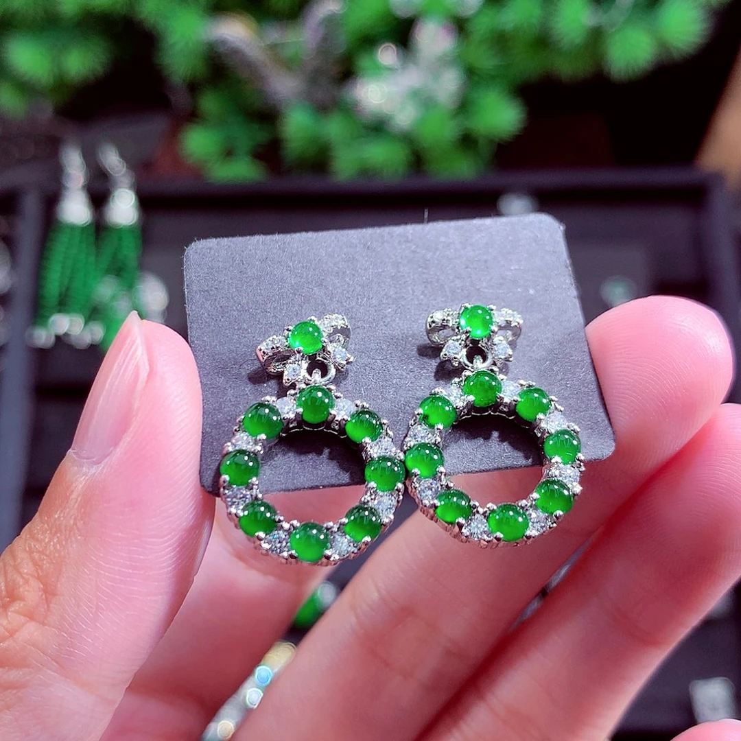 颈饰未镶嵌翡翠天然